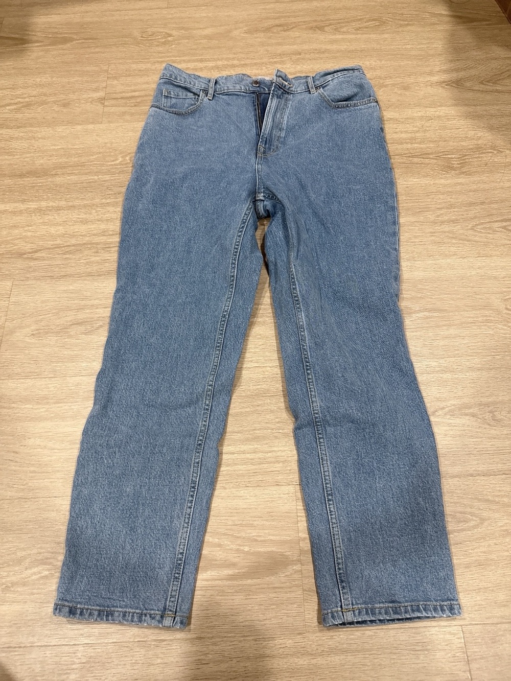 Eveanr original cheeky Classic Straight Leg Blue Jeans 31 regular